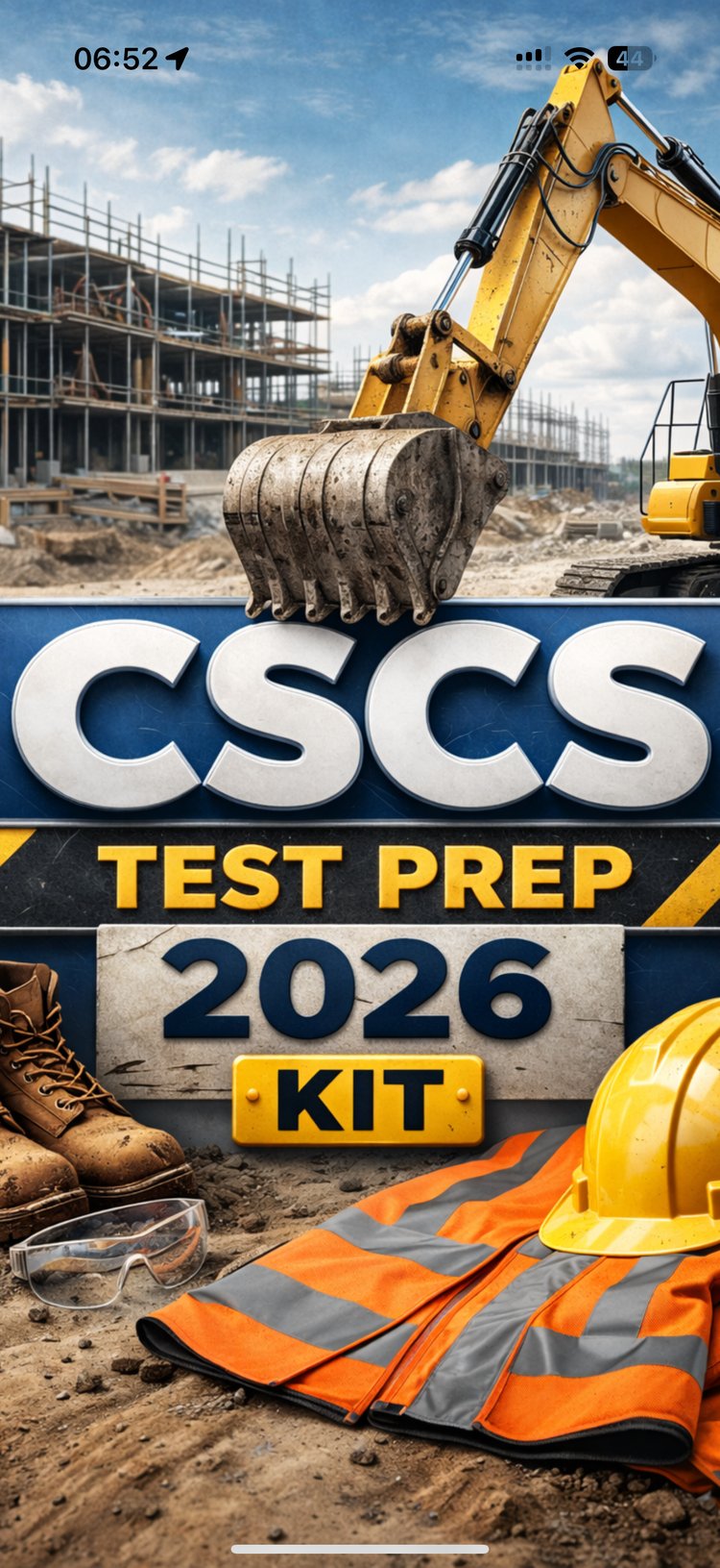 CSCS Test Prep 2026 Kit app screenshot